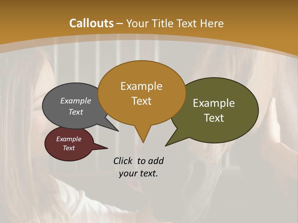 Animal Mural Stockphotograph PowerPoint Template