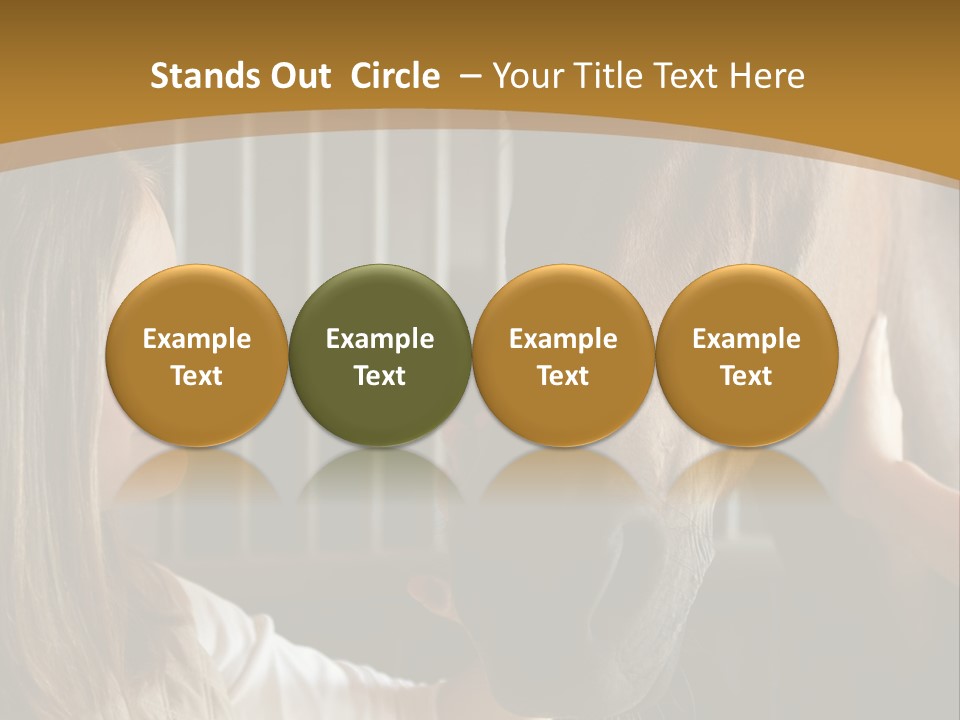 Animal Mural Stockphotograph PowerPoint Template