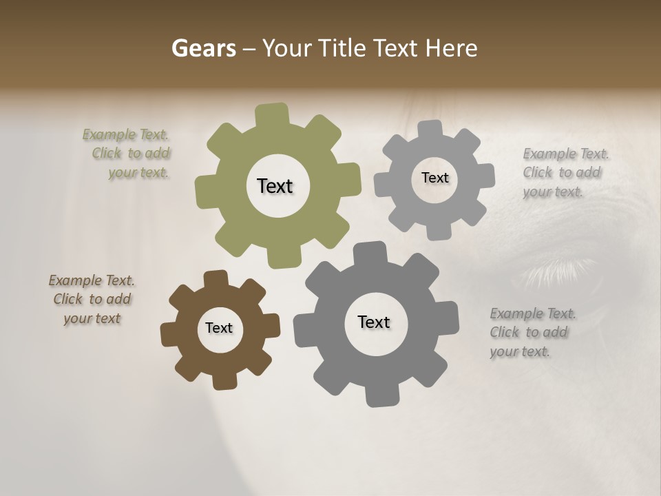 Posters Print Eye PowerPoint Template