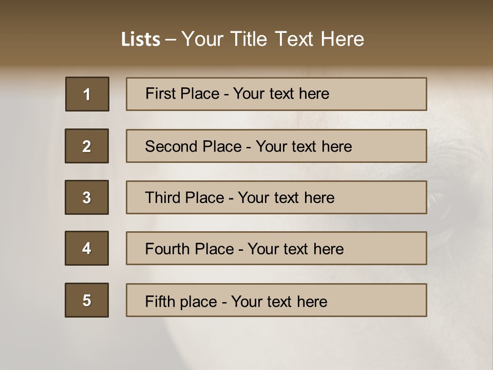 Posters Print Eye PowerPoint Template