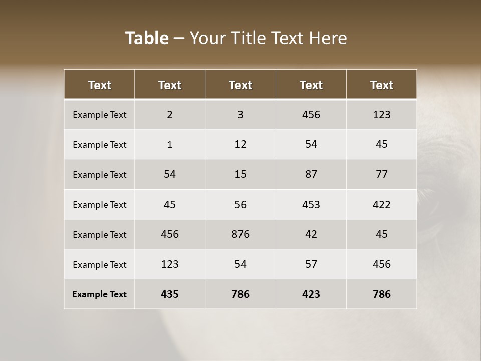 Posters Print Eye PowerPoint Template