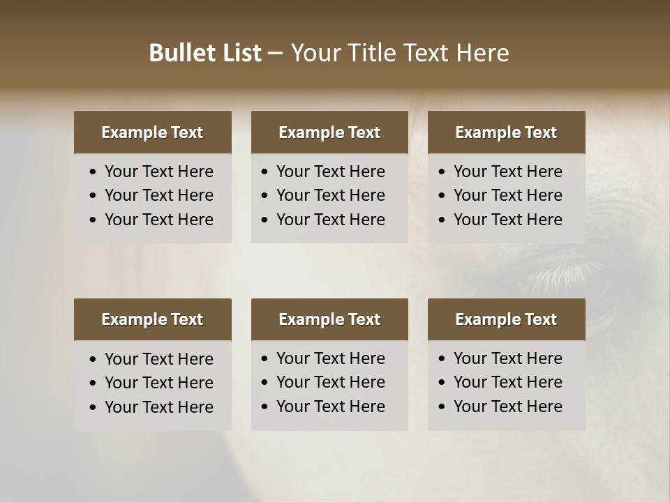 Posters Print Eye PowerPoint Template