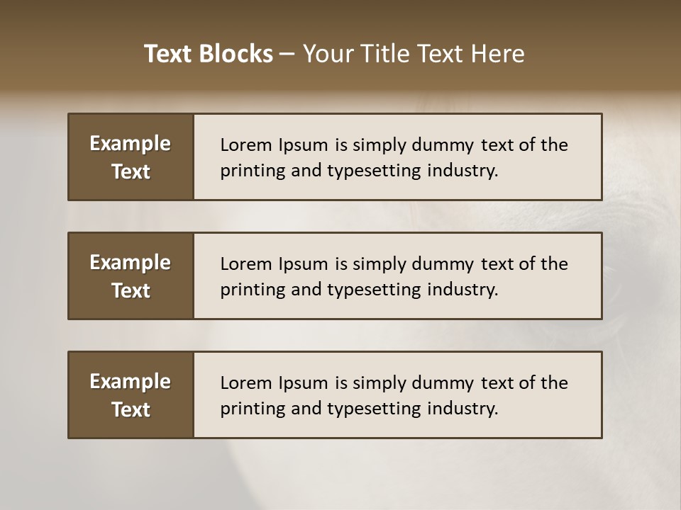 Posters Print Eye PowerPoint Template
