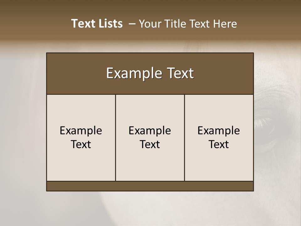 Posters Print Eye PowerPoint Template