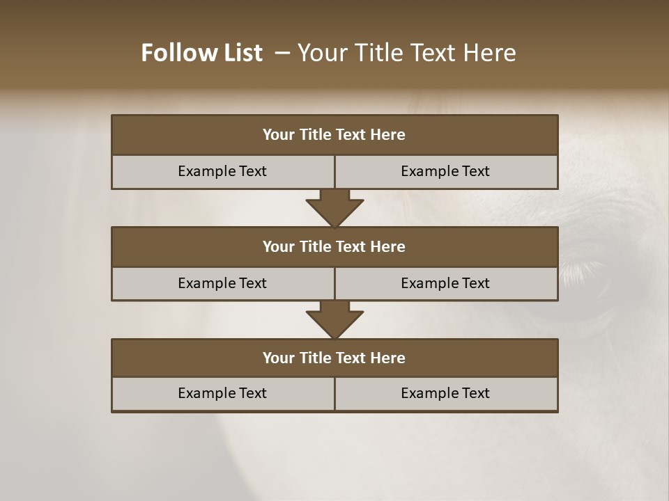 Posters Print Eye PowerPoint Template