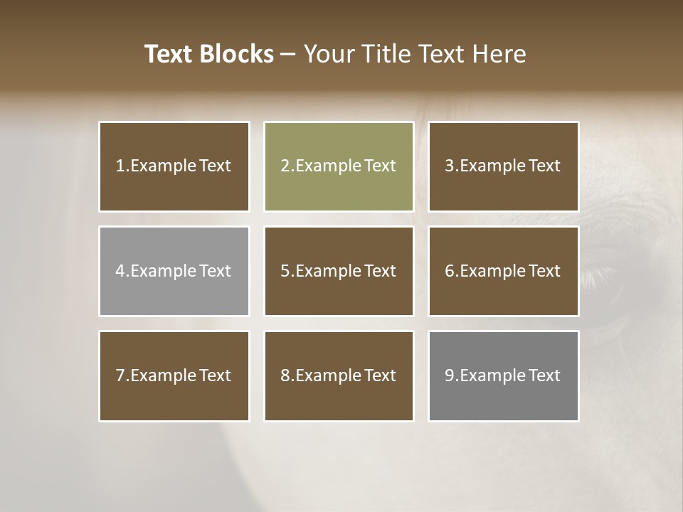 Posters Print Eye PowerPoint Template