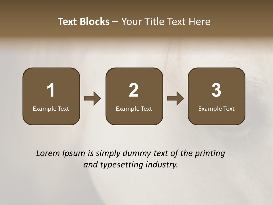 Posters Print Eye PowerPoint Template