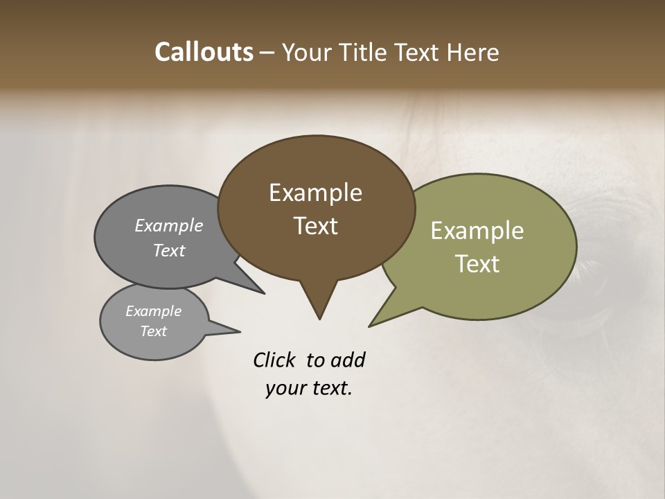 Posters Print Eye PowerPoint Template