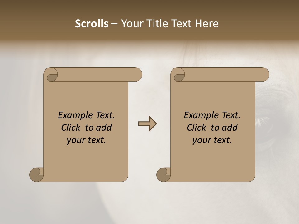 Posters Print Eye PowerPoint Template