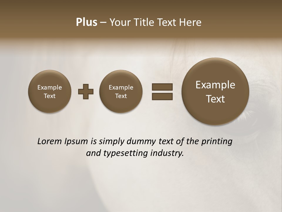 Posters Print Eye PowerPoint Template