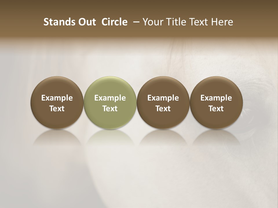 Posters Print Eye PowerPoint Template