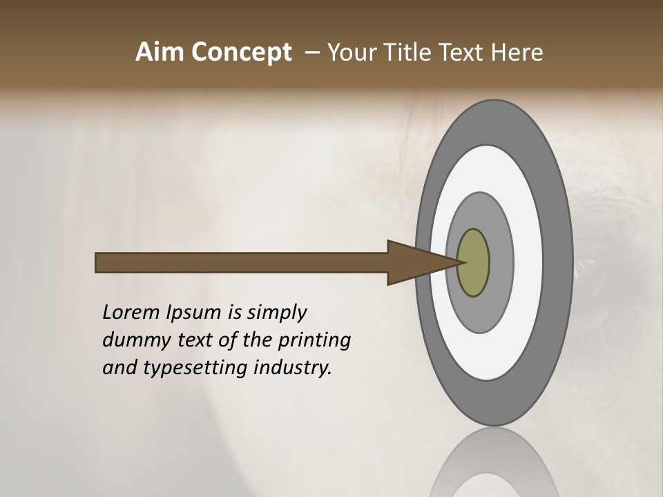 Posters Print Eye PowerPoint Template