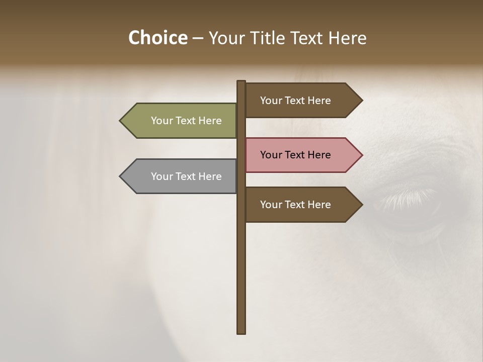 Posters Print Eye PowerPoint Template