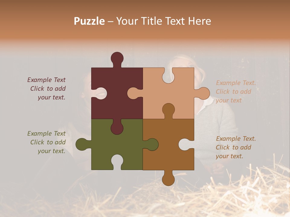 Hay Royaltyfree Fineartprints PowerPoint Template