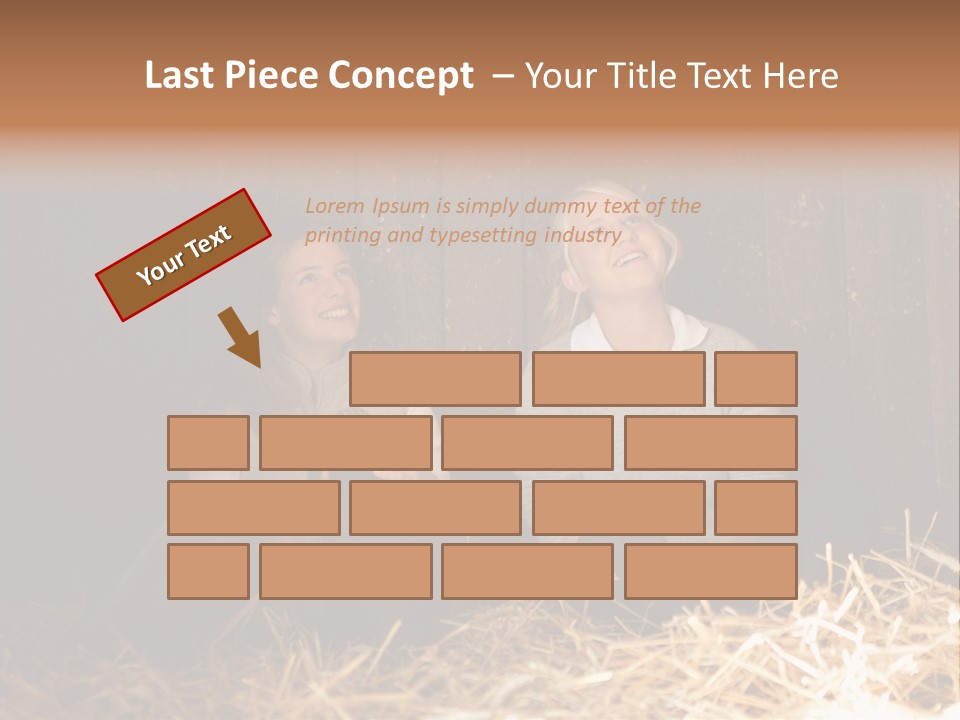 Hay Royaltyfree Fineartprints PowerPoint Template