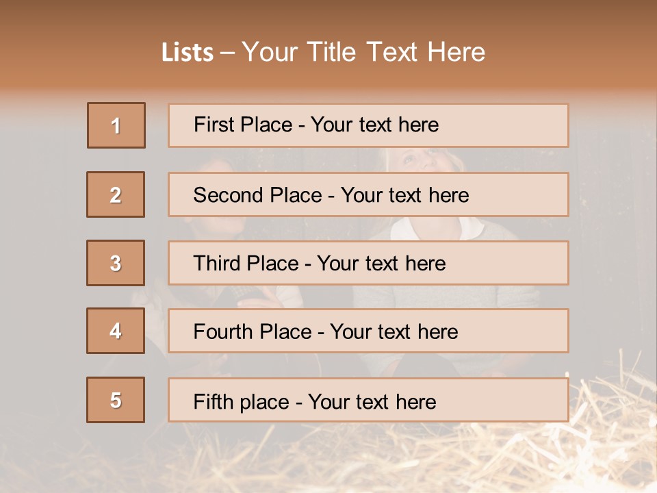 Hay Royaltyfree Fineartprints PowerPoint Template