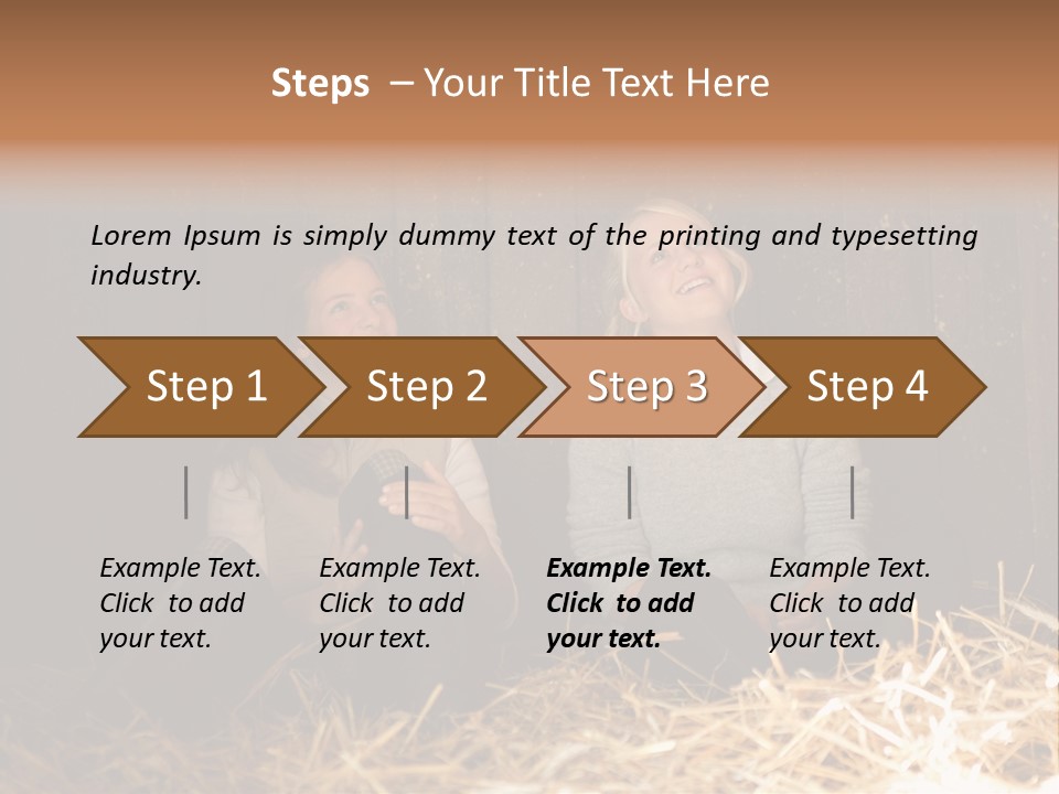 Hay Royaltyfree Fineartprints PowerPoint Template