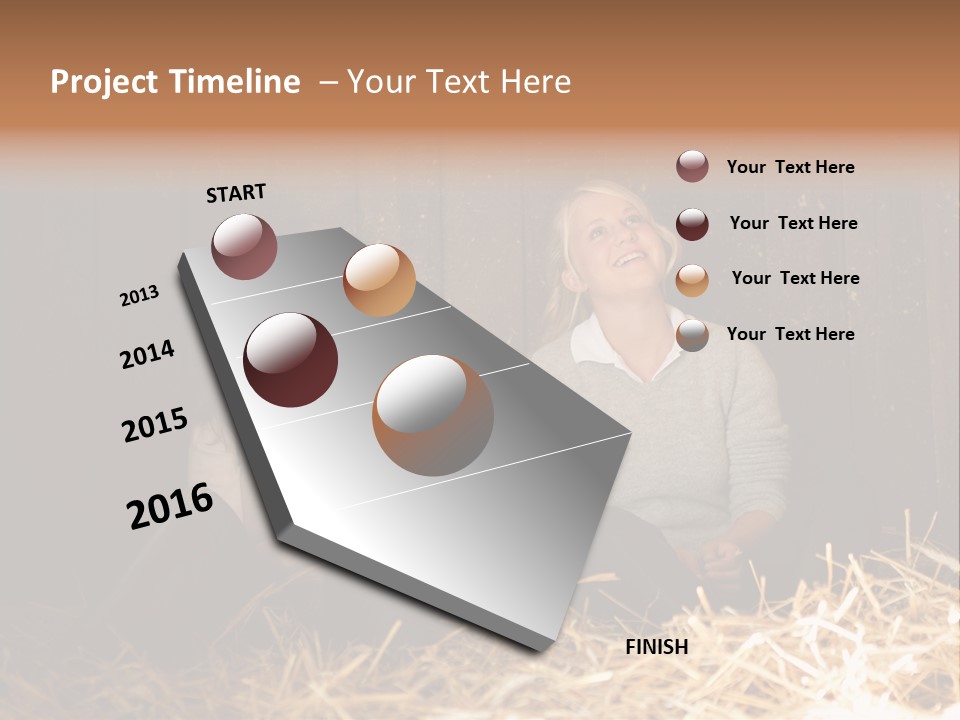 Hay Royaltyfree Fineartprints PowerPoint Template