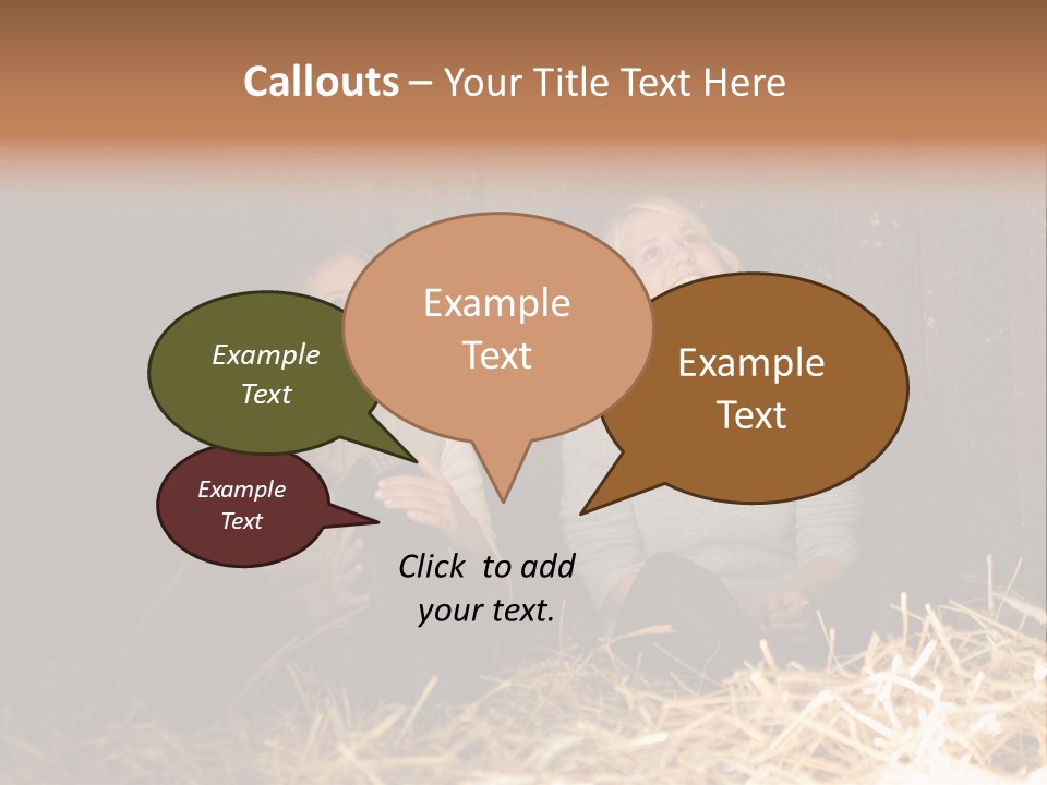Hay Royaltyfree Fineartprints PowerPoint Template