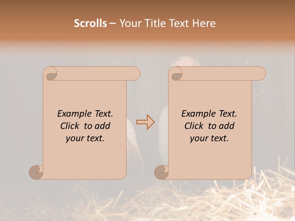 Hay Royaltyfree Fineartprints PowerPoint Template