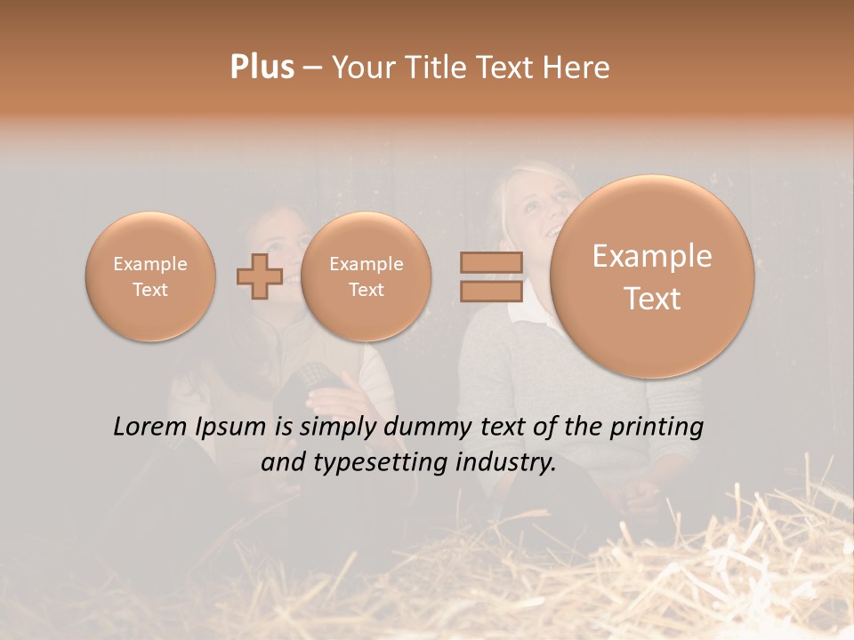 Hay Royaltyfree Fineartprints PowerPoint Template