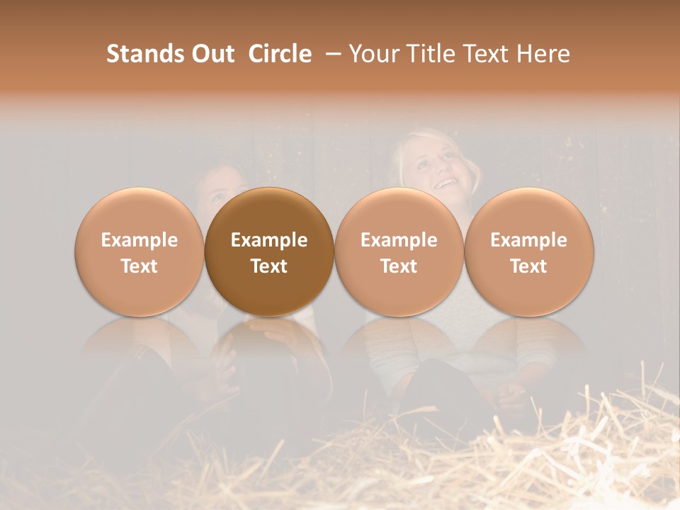 Hay Royaltyfree Fineartprints PowerPoint Template