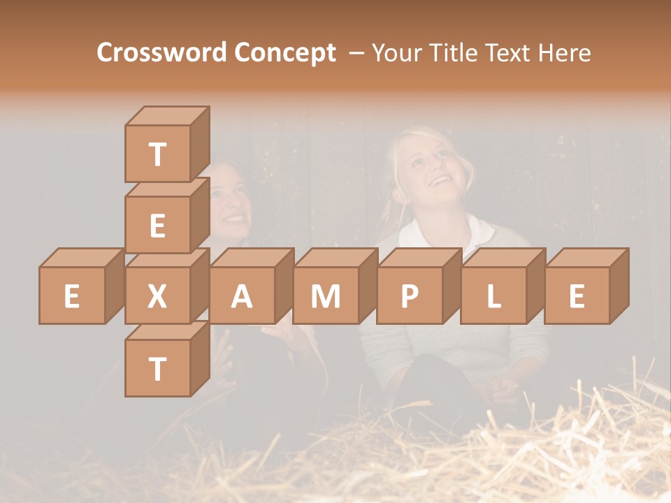 Hay Royaltyfree Fineartprints PowerPoint Template