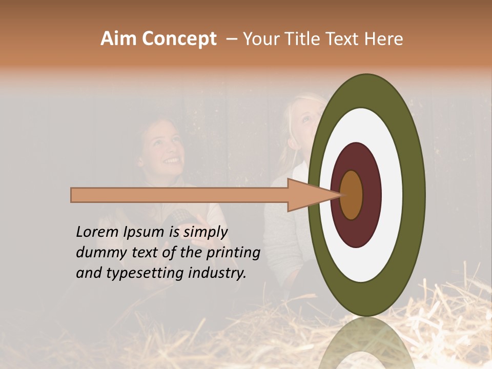 Hay Royaltyfree Fineartprints PowerPoint Template