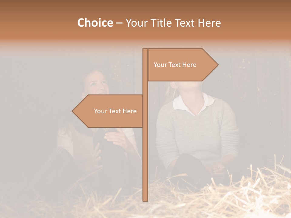 Hay Royaltyfree Fineartprints PowerPoint Template