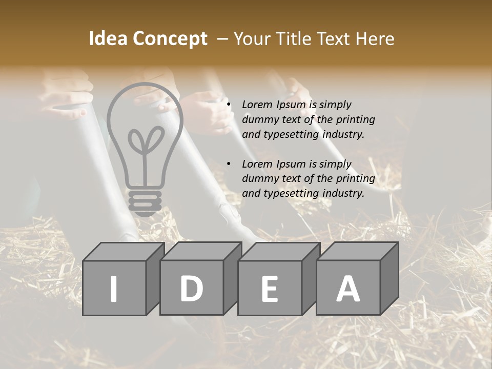 Print Pictures Leg PowerPoint Template