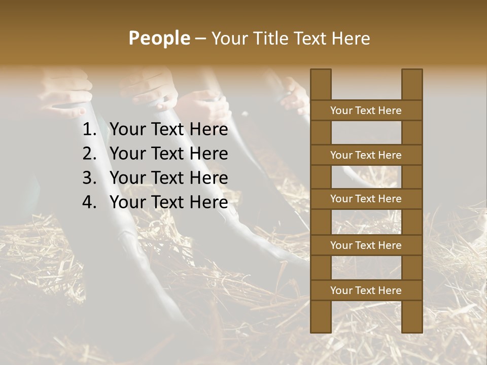 Print Pictures Leg PowerPoint Template