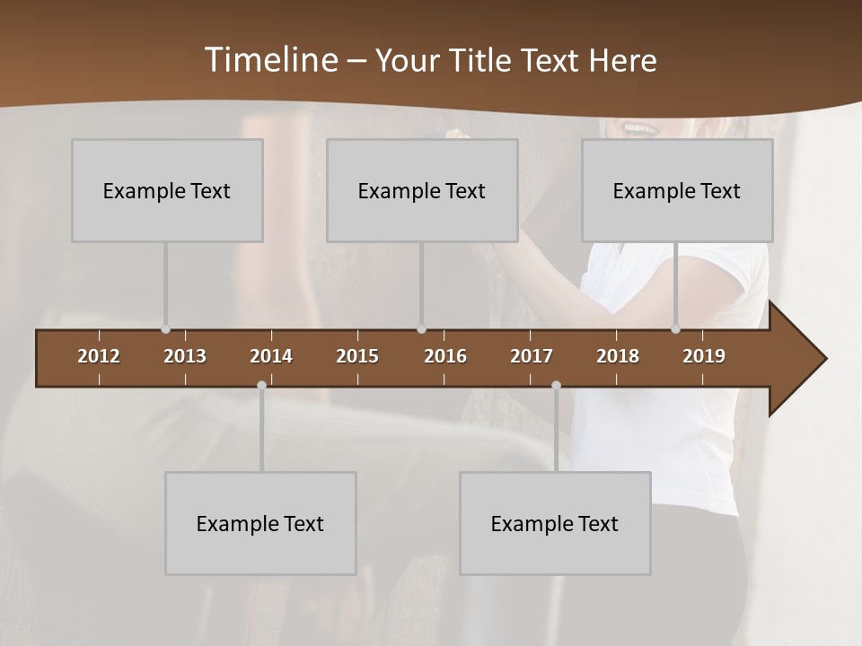 Woman Young Royaltyfree PowerPoint Template