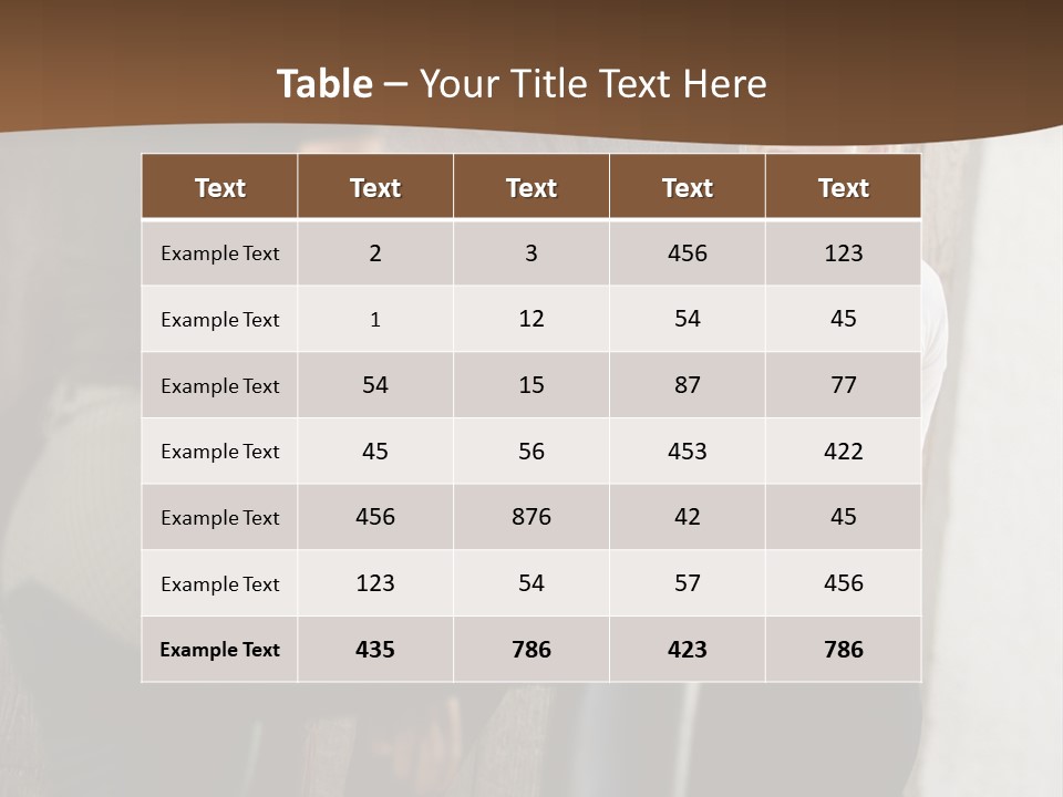 Woman Young Royaltyfree PowerPoint Template