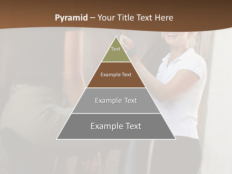 Woman Young Royaltyfree PowerPoint Template