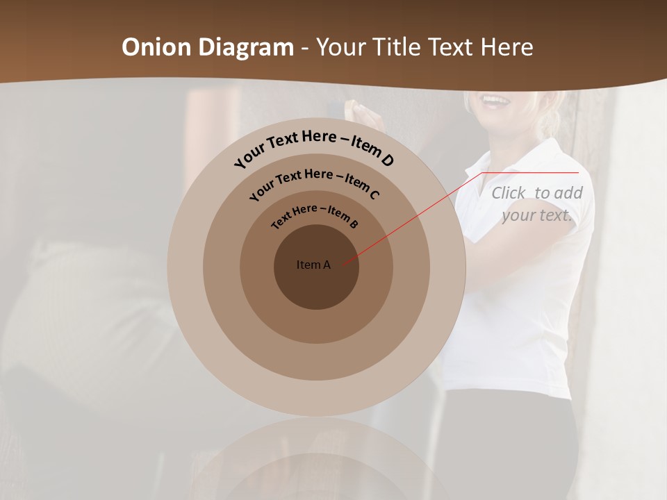 Woman Young Royaltyfree PowerPoint Template