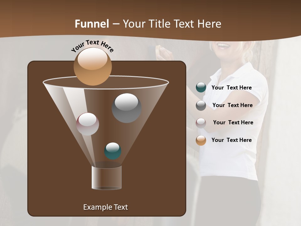 Woman Young Royaltyfree PowerPoint Template