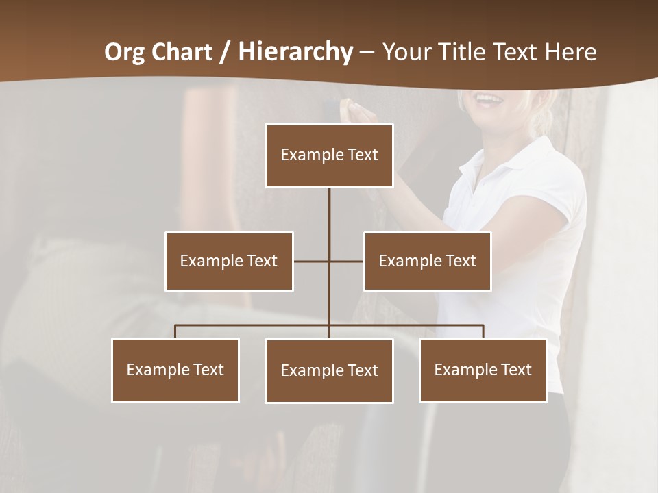 Woman Young Royaltyfree PowerPoint Template