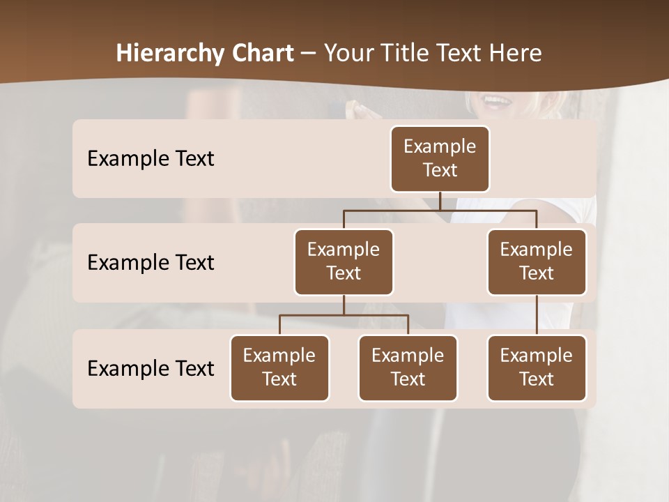 Woman Young Royaltyfree PowerPoint Template
