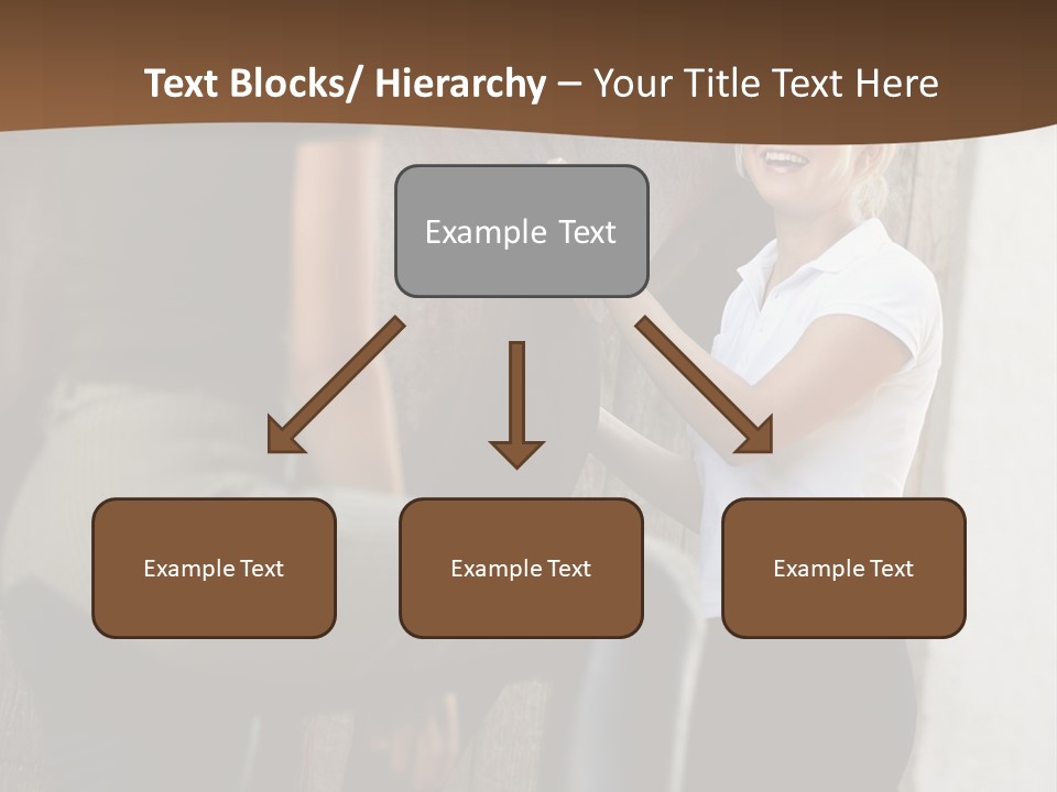 Woman Young Royaltyfree PowerPoint Template