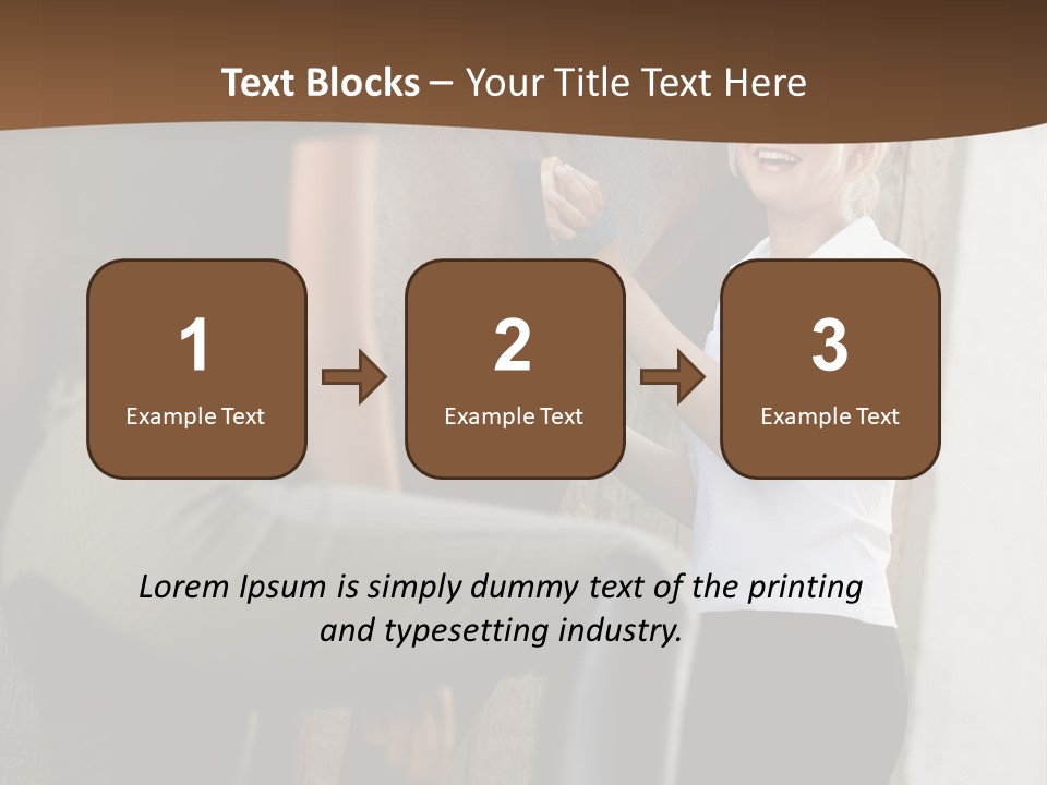 Woman Young Royaltyfree PowerPoint Template