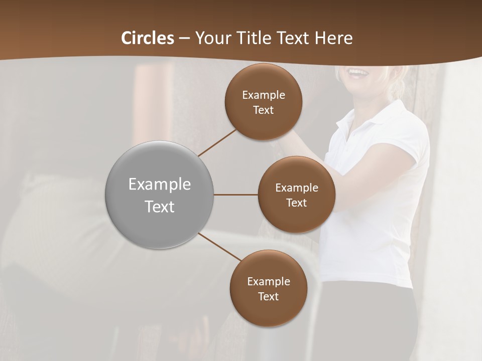 Woman Young Royaltyfree PowerPoint Template