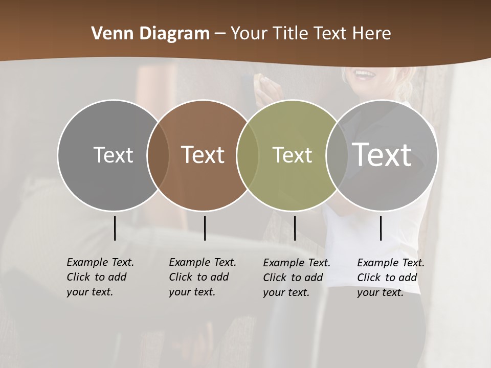 Woman Young Royaltyfree PowerPoint Template