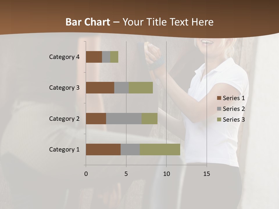 Woman Young Royaltyfree PowerPoint Template