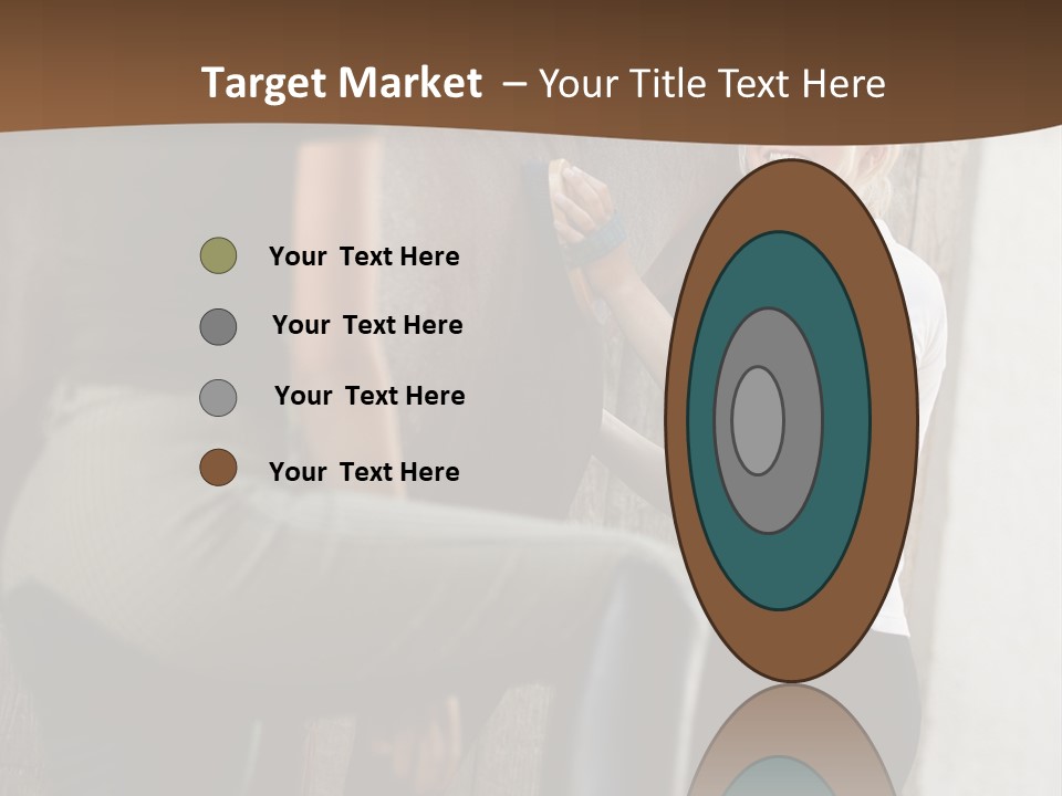 Woman Young Royaltyfree PowerPoint Template