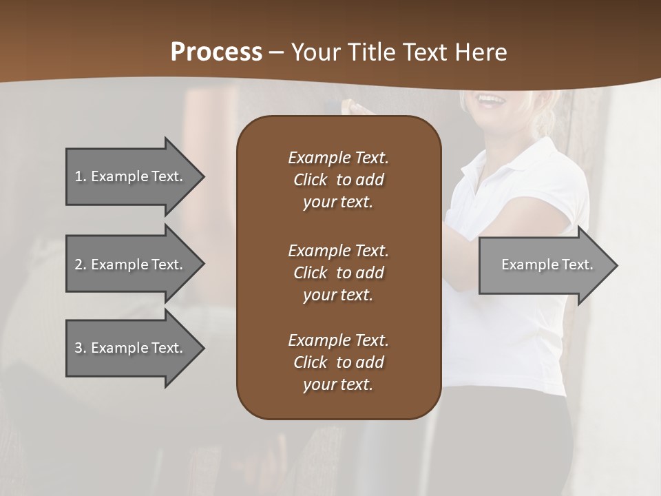 Woman Young Royaltyfree PowerPoint Template