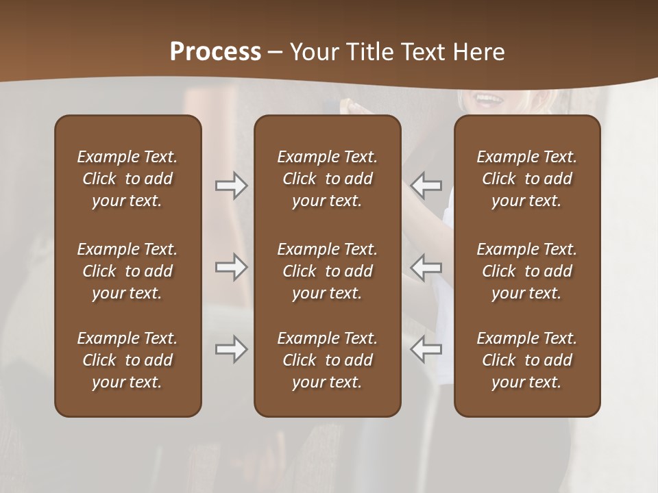 Woman Young Royaltyfree PowerPoint Template