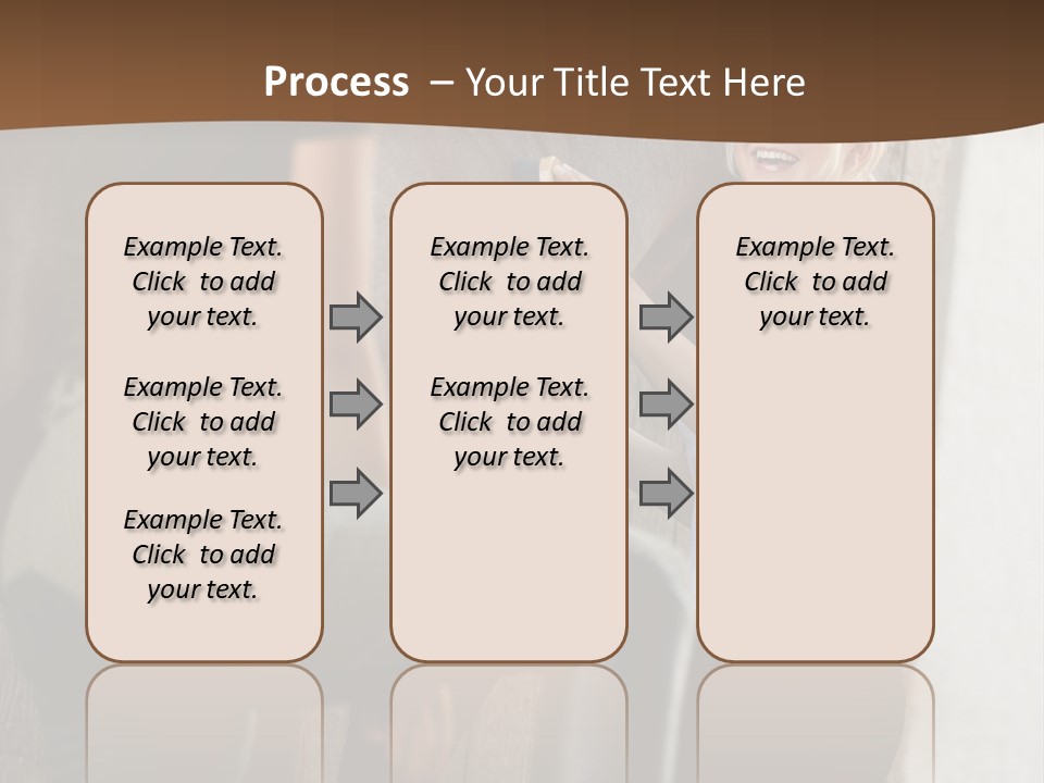 Woman Young Royaltyfree PowerPoint Template