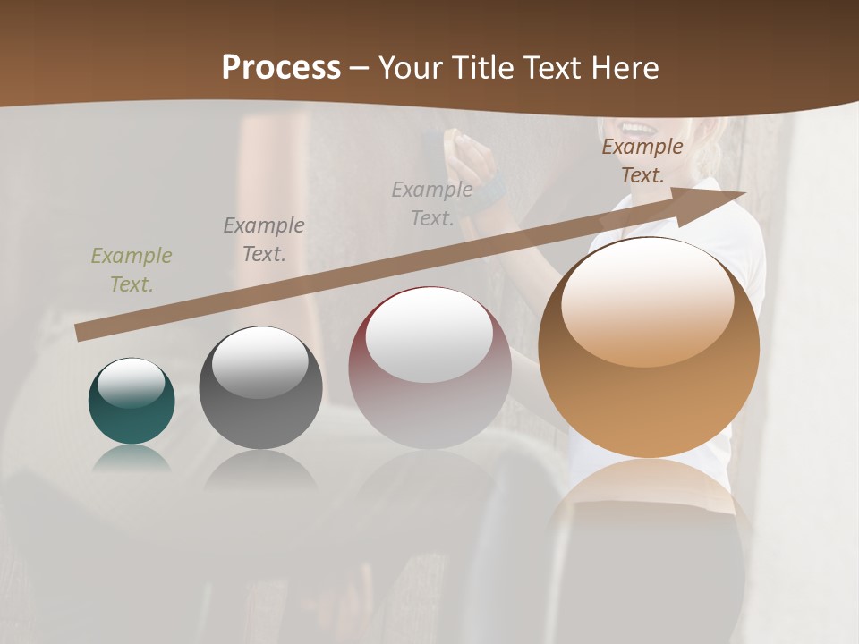 Woman Young Royaltyfree PowerPoint Template