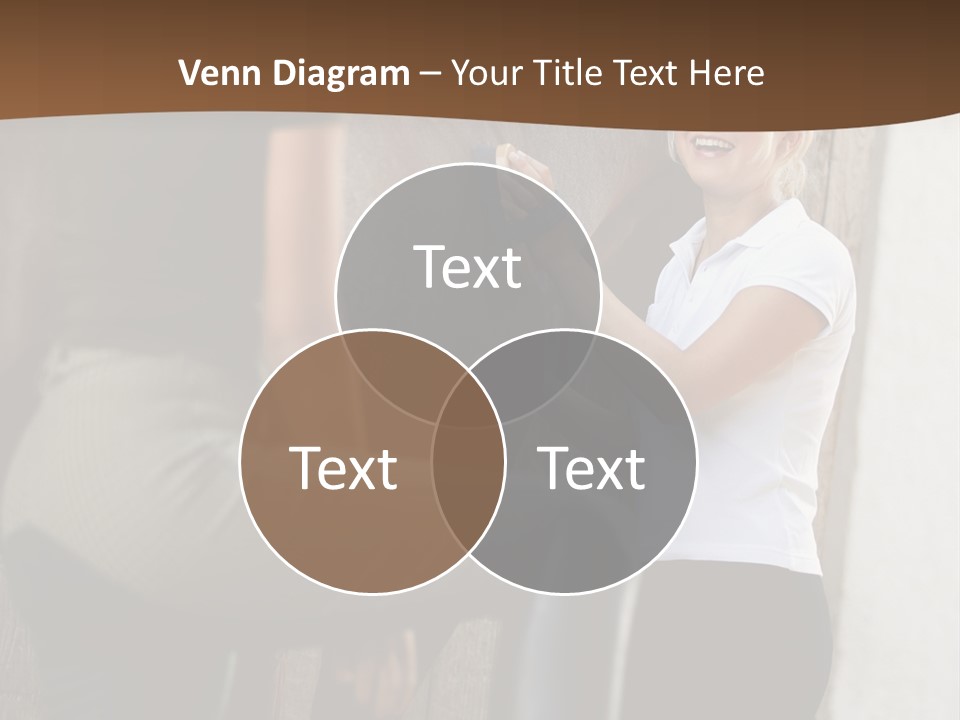 Woman Young Royaltyfree PowerPoint Template