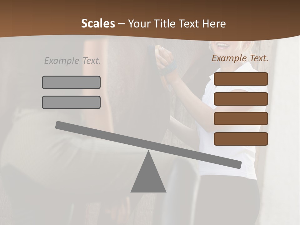 Woman Young Royaltyfree PowerPoint Template